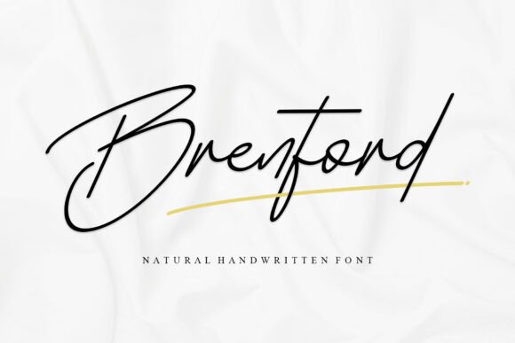 Brenford Font: A Handwritten Typeface for Campaigns