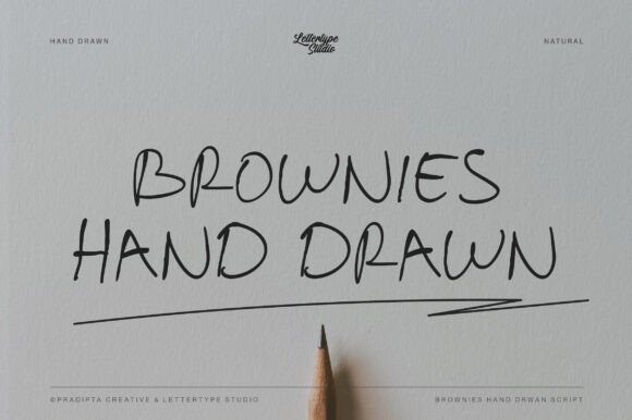 Brownies Handdrawn Font: A Branding Upgrade for Small Business