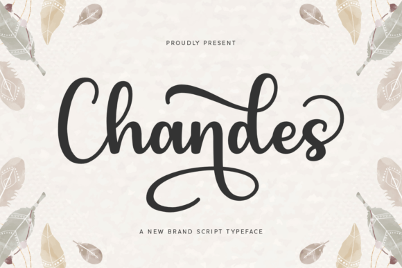 Chandes: A Bold Script Font for Modern Editorial Design