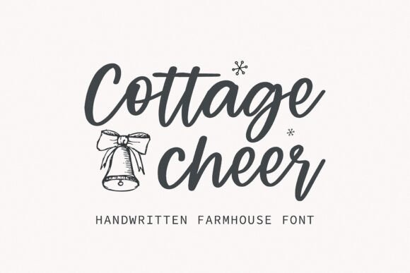 Cottage Cheer Font: Handwritten Charm for Makers