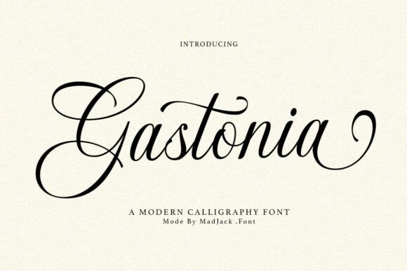 Elevate Handmade Products with Gastonia Script Font