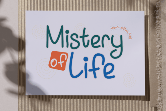 Mistery of Life Font: A Handwritten Typeface Review
