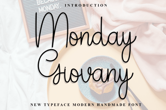 Monday Giovany Font Review: Elegant Script for Branding