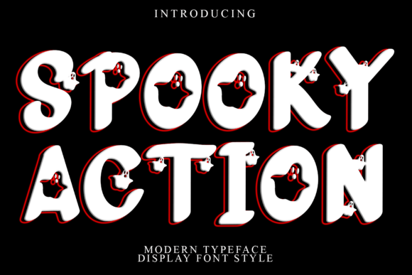 Spooky Action Font: A Playful Typeface for Seasonal Branding