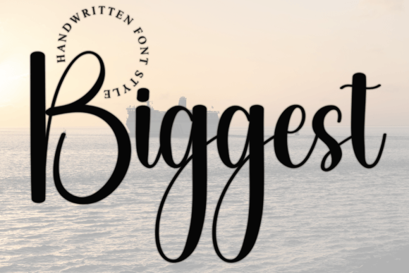Testing Biggest Font for Elegant Brand Identity Design