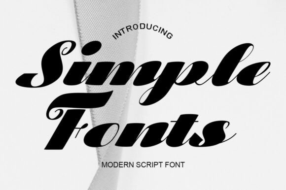 Testing Simlpe Fonts Typeface for Modern Branding