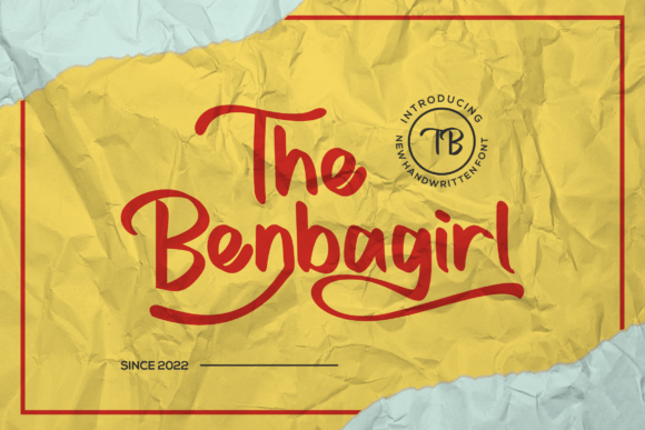 Thebenbagirl Font: A Bold Display Typeface for Branding